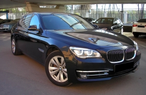 BMW 750 Li кузов G12 2016 чёрная